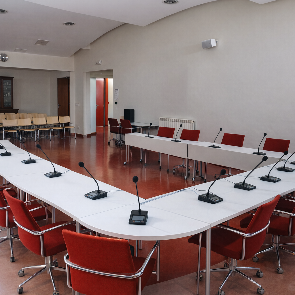 Sala consiliare del Comune di Castelletto Sopra Ticino